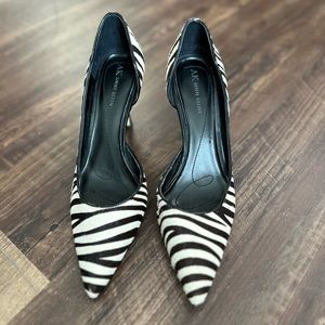 Anne Klein Zebra Striped Pumps-Size 8M